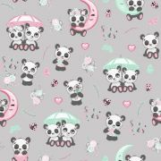 Tkanina bawełniana pandy